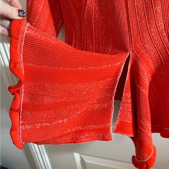 NWOT - Proenza Schouler Black Label  Orang Short Sleeve Sweater Size M - Picture 7 of 14